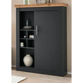 furn.design Highboard 107 x 146 cm Grau / Eiche