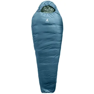 Deuter Orbit +5° SL Danen Kunstfaserschlafsack,Atlantic-sage,Right Zip