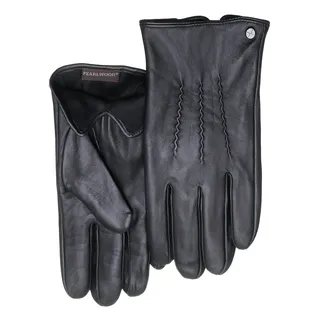 PEARLWOOD Lederhandschuhe "Gates", weiches Innenfutter aus Fleece, schwarz