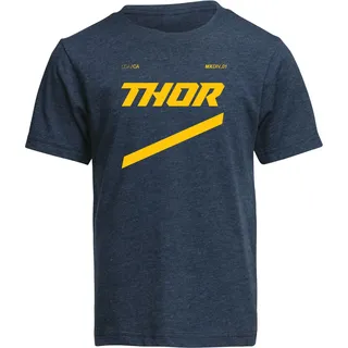 Thor Brave, T-Shirt Jugend - Dunkelblau/Gelb - L
