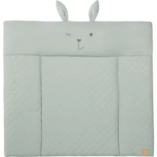 roba® Wickelauflage »Style, Soft, frosty green« mit aufgesticktem Gesicht, grün