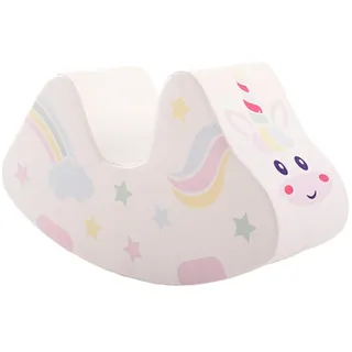 IGLU Soft Play Unicorn Schaukelpferd Schaukeltier Schaukelspielzeug Kinder Baby Spielzeug Softbausteine XXL - Weiß