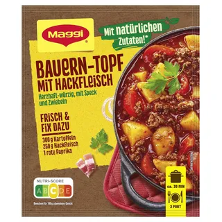 MAGGI GmbH Maggi Fix Bauern-Topf mit Hackfleisch,