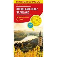 MARCO POLO Regionalkarte Deutschland 10 Rheinland-Pfalz, Saarland 1:200.000
