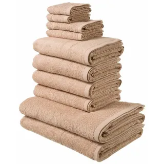 MY HOME Inga Handtuchset 5-tlg. beige