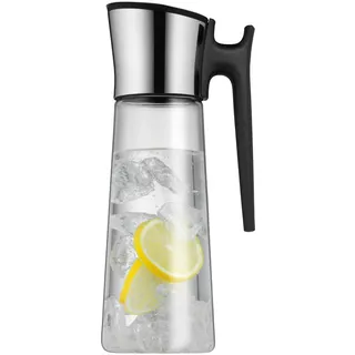 WMF Basic Wasserkaraffe mit Griff 1,5 l, Silikondeckel, Closeup-Verschluss