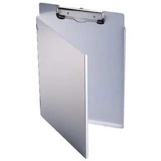 Durable Aluminium Klemmbrett A4L, silber, mit Klemmfeder - 230 x 325 x 9 mm, 339123