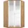 Eckschrank Bremen 118 x 199 x 118 cm Braun