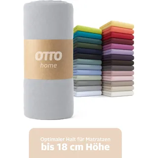 OTTO home Spannbettlaken Jersey 70 x 140 cm hellgrau