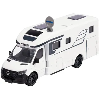 Majorette Auto Hymer B-Class Camper (19 cm) - großes MasterLine Wohnmobil mit Metall-Karosserie, Freilauf, Gummireifen & beweglichen Teilen, Modellauto für Sammler und Kinder ab 3 Jahre