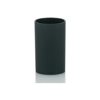 Keck und Lang GmbH Kela Lis Zahnputzbecher, Kunststoff, Der Becher eignet sich perfekt als Zahnbürsten-Ablage oder für die Mundspülung, Farbe: schwarz