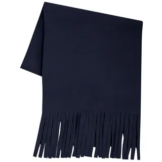 Fleeceschal TRIGEMA "TRIGEMA Fleeceschal", Mädchen, blau (navy), Fleece, Polyester, Modetücher Fleeceschal