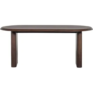 WOOOD Esstisch "Ellips" mit abgeflachter Kanten aus Mangoholz, breite 180 cm, braun