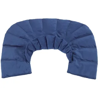 Maximex Beschwertes Schulterkissen Warm & Kalt - Wärme- & Kältekissen mit zartem Lavendelaroma, Polyester, 55 x 1.5 x 33 cm, Blau
