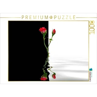 CALVENDO Puzzle Black and White 1000 Teile Puzzle quer | Lege-Größe cm Foto-Puzzle für glückliche Stunden