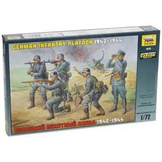 Zvezda 500788078-1:72 WWII Figuren-Set Deutsche Infanterie