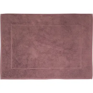 Badematte FRAMSOHN FROTTIER "Uni Basic Hotelmatte" Gr. 4, rosa (oldrose), H:11mm, Baumwolle, Badematten, Badematte, große Farbpalette, Hergestellt in Österreich, Badezimmerteppich