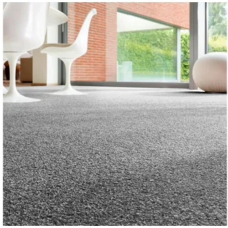 Andiamo Teppichboden »Rubinoy, Schlinge, Made in Belgium« rechteckig 8,5 mm Höhe Breite 400 cm oder 500 cm, Wohnzimmer, strapazierfähig & robust, grau