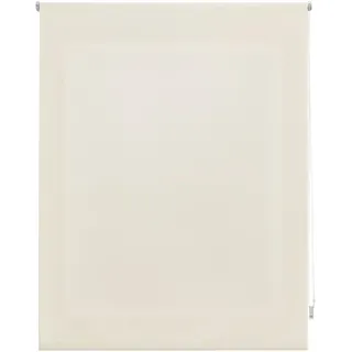 DECORBLIND | Transparentes Rollo, einfarbig, Maße Rollo: 110 x 175 cm, Breite x Länge/Maße Stoff, einfarbig, 107 x 170 cm, lichtdurchlässiges Rollo, Beige, einfache Montage an Wand oder Decke