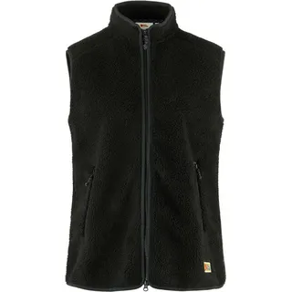 Fjällräven Vardag Pile Fleece Vest W Damen Fleeceweste ärmellos schwarz