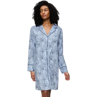 Triumph Nachthemd »Boyfriend Fit NDW« mit durchgehender Knopfleiste, lange Ärmel, Kragen, legere Passform