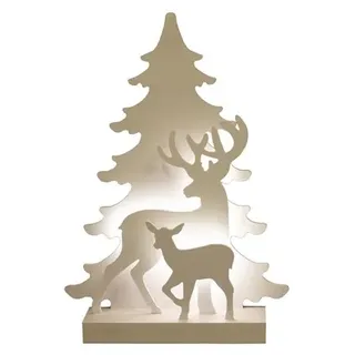 NORDIC WINTER Christmas silhouette 3D LED - reindeer