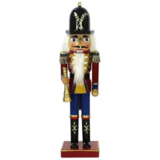Dekohelden24 Zauberhafter altdeutscher Nussknacker, ca. 38 cm