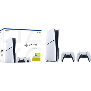 PlayStation 5 Slim Disc Edition + 2. DualSense Wireless-Controller