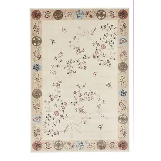 Gino Falcone Cherina GF-130 Webteppich 50 x 80 cm Beige