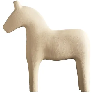 Tissting Holz Pferde Deko Figur 16cm/6.3in Handbemalt - Exklusive Pferdestatue Für Wohnzimmer, Schlafzimmer Und Büro, Familie Und Freunde