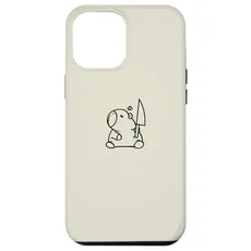 Hülle für iPhone 12 Pro Max Süße Capybara und Messer