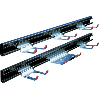 SPACEMAKER Werkzeugleisten Set 65 cm Silber