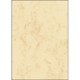 Sigel DP181 Marmor-Papier beige, A4, 90 g/m2, 25 Blatt