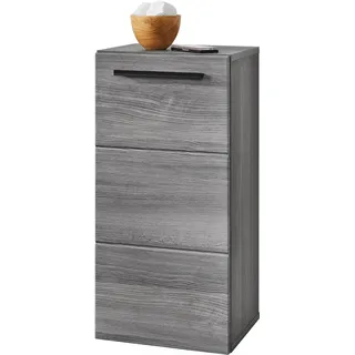 BASIC by Balculina »Silver, Badezimmerschrank BxHxT 34x72x30« 1 Stk. tlg. Breite 34cm, Tür L/R monierbar, FSC-Mix 70%,