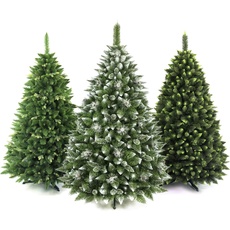 AmeliaHome Künstlicher Weihnachtsbaum 120 cm Tannenbaum Christbaum Kiefer PVC Weihnachtsdeko Lemmy