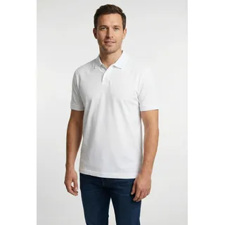 Poloshirt BOSS ORANGE "Pe Interlock", Herren, Gr. XXL, weiß100, Jersey, Obermaterial: 100% Baumwolle, regular fit, hoch geschlossener Ausschnitt, eingesetzt Strickbündchen, Shirts Poloshirt, aus Baumwoll-Piqué mit Logo-Print Regular