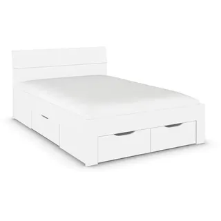 Rauch Kinderbett Flexx 140 x 200 cm Eiche lackiert weiß