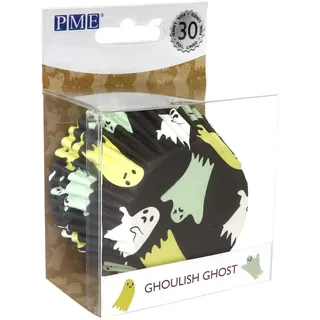 PME Halloween Folienbeschichtete Cupcake-Förmchen - Gruselige Geister (30 Stück)