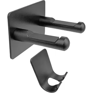 YAVO-EU Wandhalterung Haartrocknerhalter, Fönhalter Ohne Bohren, Selbstklebend Haartrockner Halterung Ohne Bohren fön Halterung, Passen die Meisten Haartrockner (Schwarz)