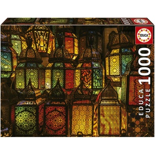 Educa - Puzzle 1000 Teile für Erwachsene | Orientalische Lampen, 1000 Teile Puzzle für Erwachsene und Kinder ab 14 Jahren (19668)