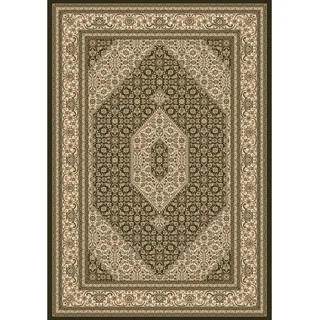 Webteppich , Creme, Schwarz, Goldfarben , Textil , Bordüre , rechteckig , 200x290 cm , Textiles Vertrauen - Oeko-Tex® , für Fußbodenheizung geeignet, in verschiedenen Größen erhältlich, Fasern thermofixiert (heatset) , Teppiche und Böden, Teppiche, Webteppiche