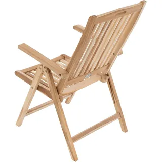 VCM Klappstuhl 56 x 75 x 110 cm braun