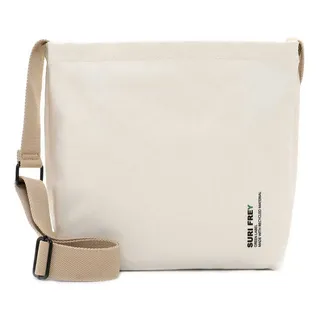 SURI FREY Nelly Umhängetasche Baumwolle Beige/Green