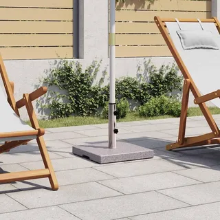 vidaXL Sonnenschirmständer Ständer Basis Quadrat 20kg - Grau