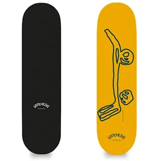 Sancheski 7.6 ́ ́x 29.25 ́ ́ X 12.1 ́ ́ Wb Mini Logo Junior Skateboarddeck - Yellow - One Size