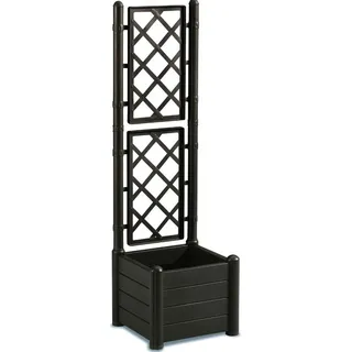 Blumenkasten C / Gegrillt Italien Quadratisch Brown 43X43X142H