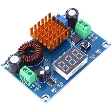 Akozon Boost Wandlermodul, XH-M411 DC-DC Digitaler Aufwärtswandler Boost Board 3-35V zu 5V-45V Netzteilmodul 5A, DIY Ladegerät Großes Netzteil