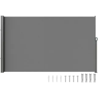 Vevor Seitenmarkise 160 x 300 cm grau Eisen