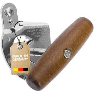 Westmark Profidosenöffner, Für den gewerblichen Gebrauch, für Dosen in Gastronomiegröße, Stahl/Holz, Titan, 12242260
