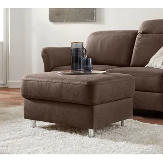 sit&more Hocker Darwin Flachgewebe 64 x 46 x 76 cm Braun
